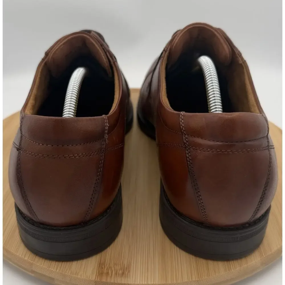 Florsheim Midtown Cap Toe Oxford Cognac Brown Leather Men's Dress Shoes 13D